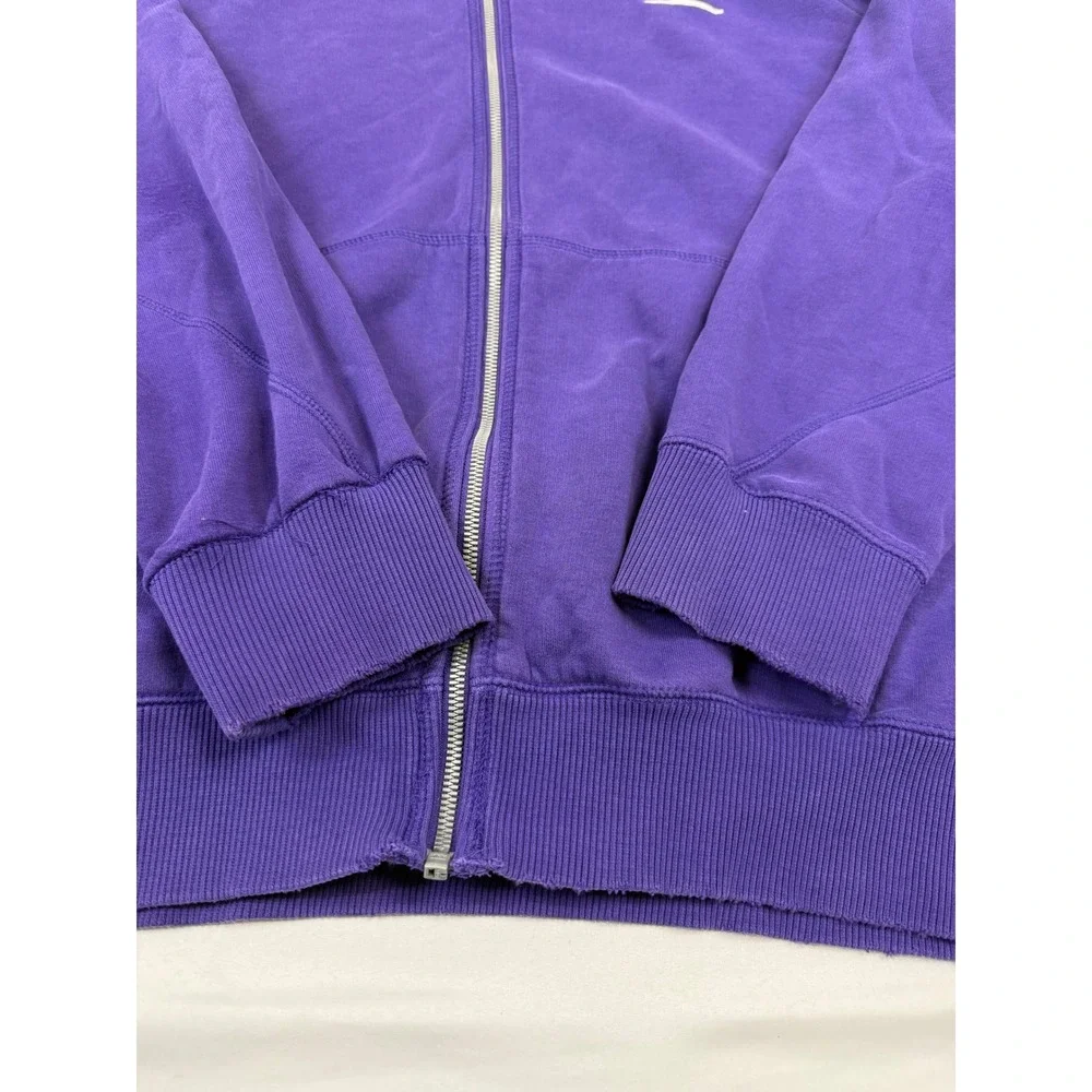 Jordan Mens Purple Full Zip Jumpman Hoodie XL Raglan Sleeve Sportswear Jacket‎